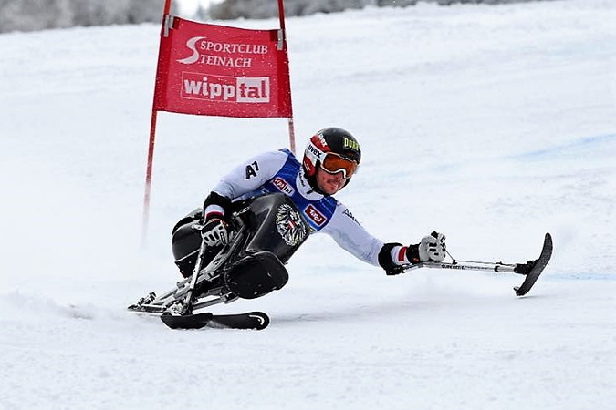 Ski-Alpin-Behindertensport Rennen